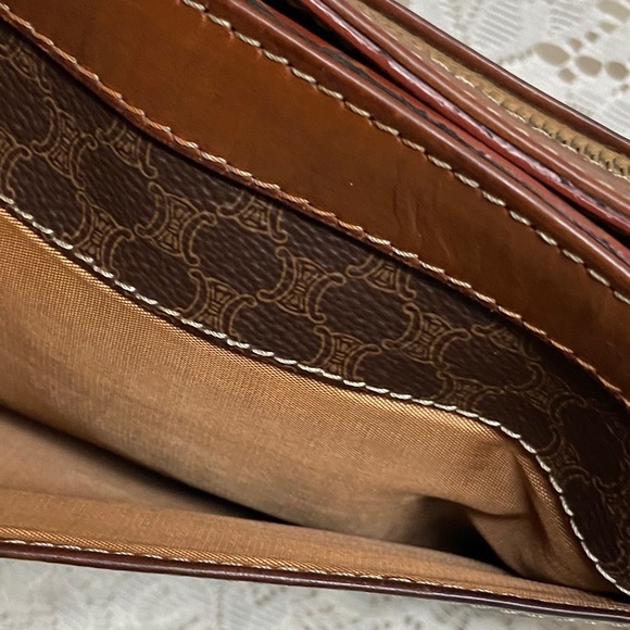 Celine, Brown Mono 2-way Clutch ,Crossbody Handbag - Picture 4 of 11